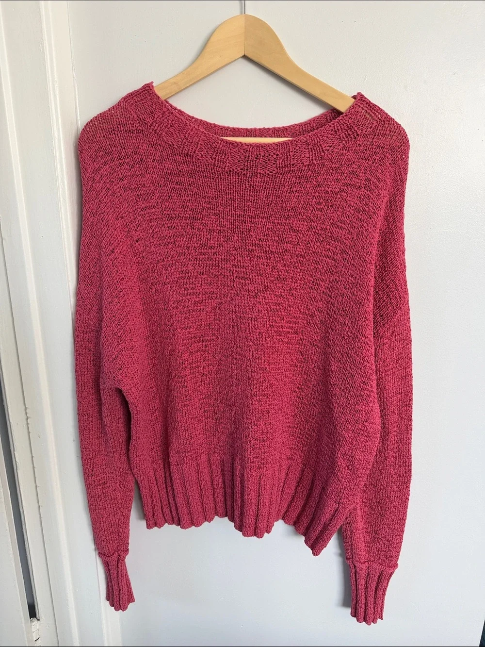 J. Crew women’s coral pink sweater size  XL